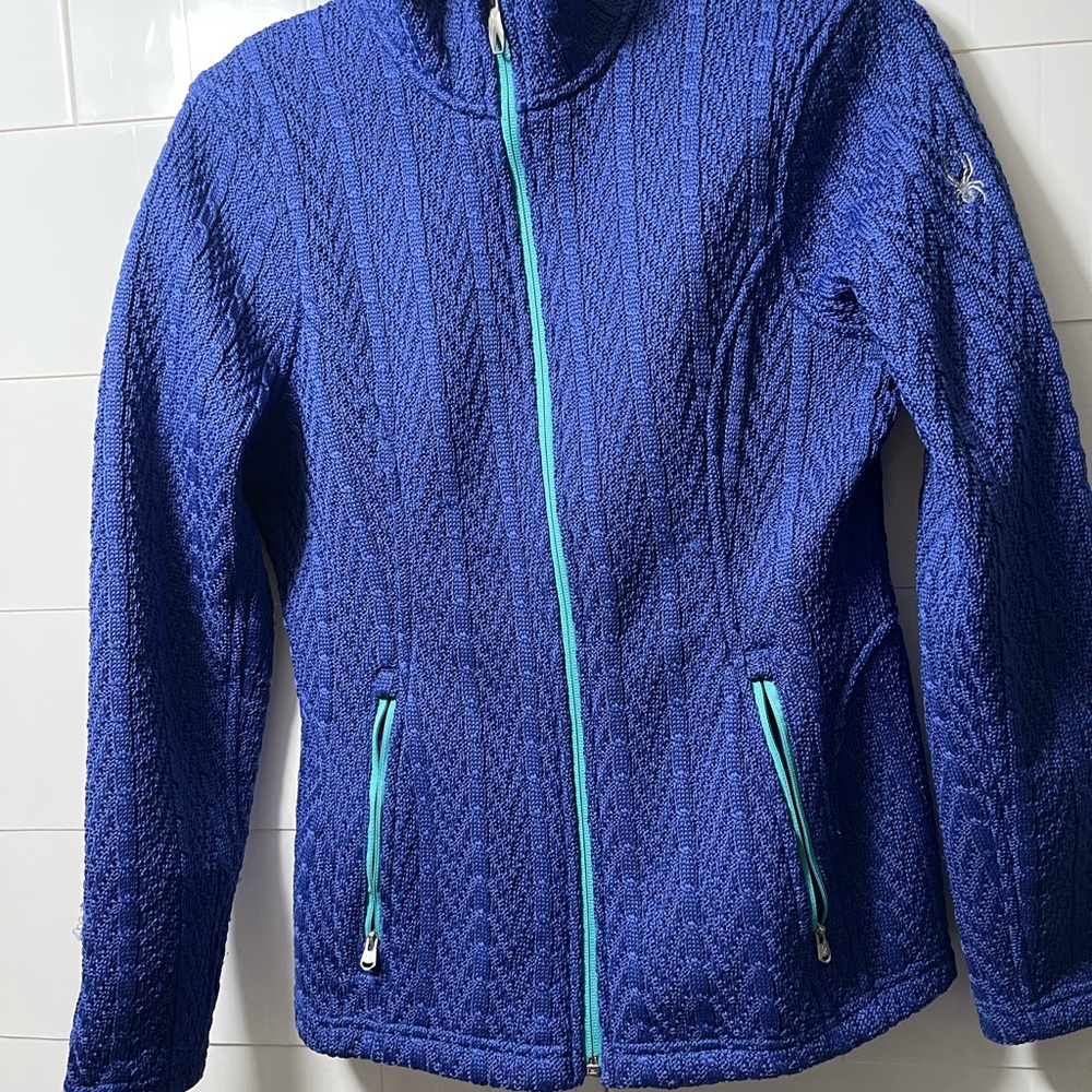 Spyder cable knit jacket size Medium